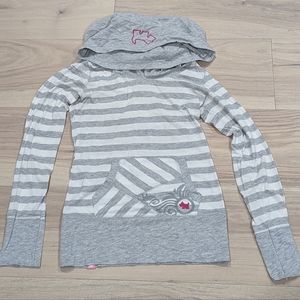 Joshua Perets Cowl-Neck Stripped Shirt